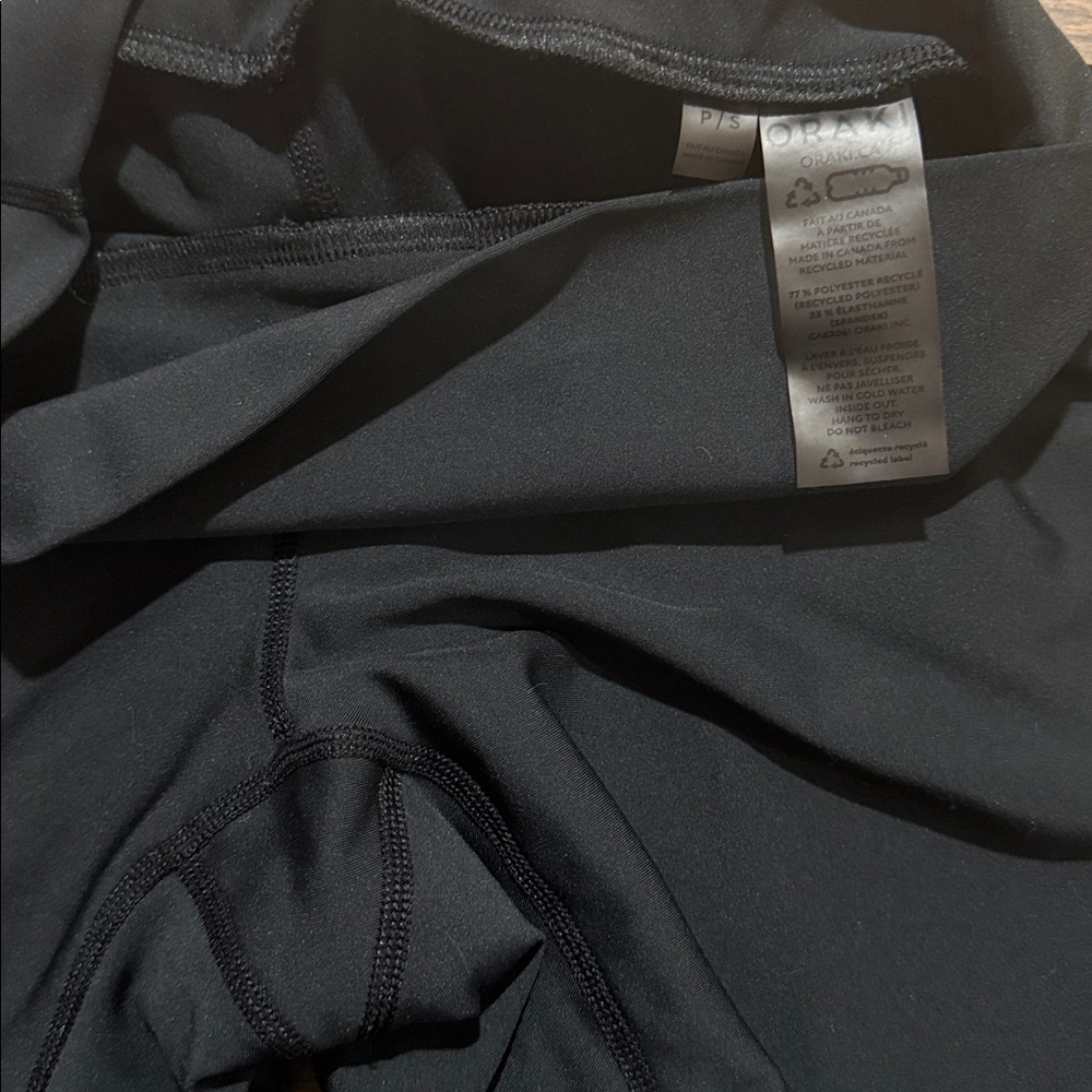 Oraki Mesh Black Leggings - Picture 2 of 5